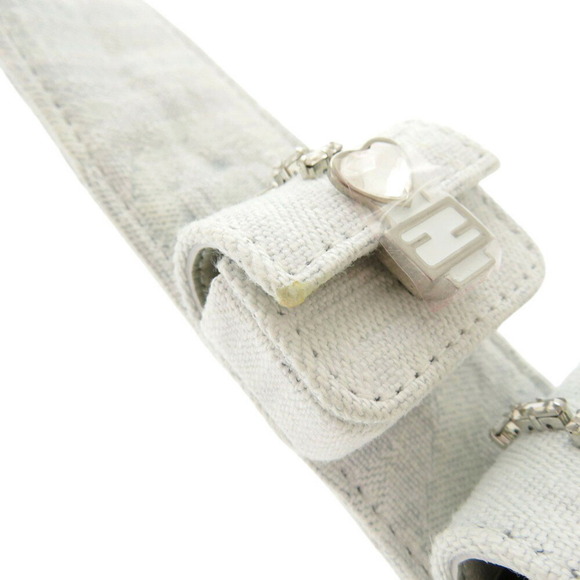 Fendi x MARC JACOBS Marc Jacobs Denim Stone Blue White Shoulder Strap 0847FENDI - Picture 7 of 7